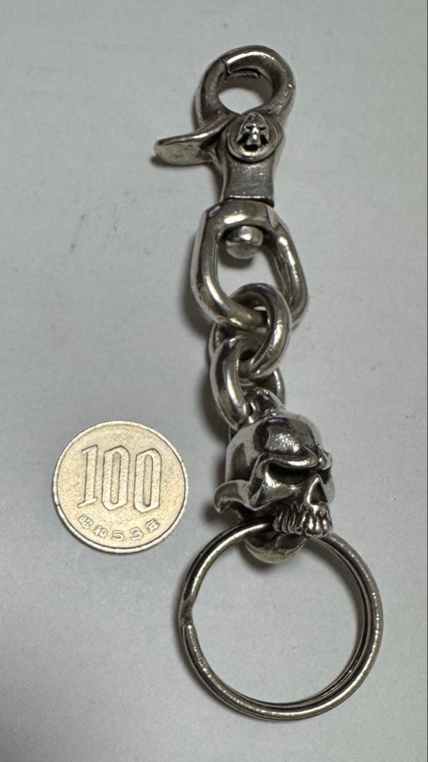 レアTHIRTEENDESIGNS サーティーンMADSkull キーチェーン