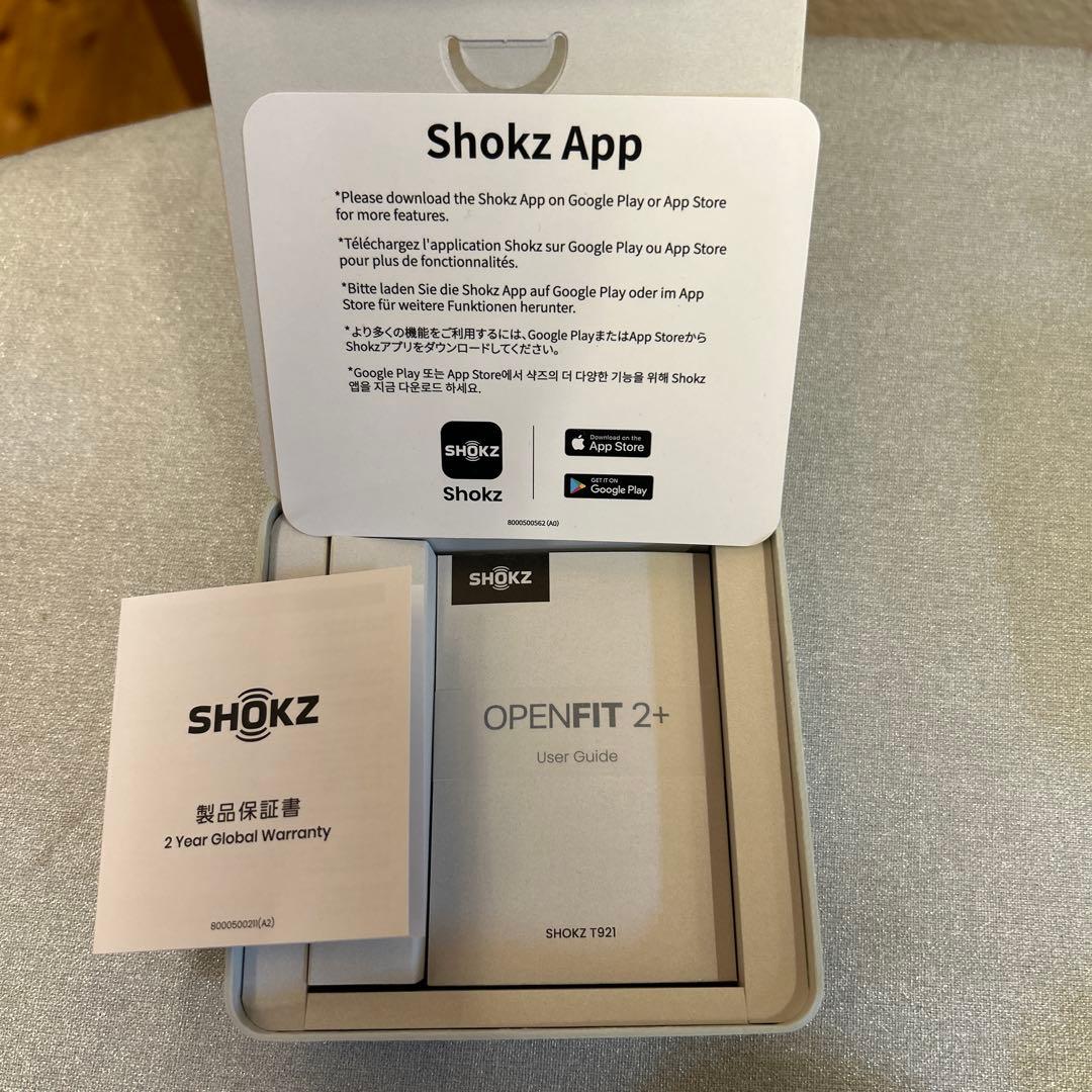使用極少 SHOKZ OPENFIT 2+ T921 ホワイト 最新
