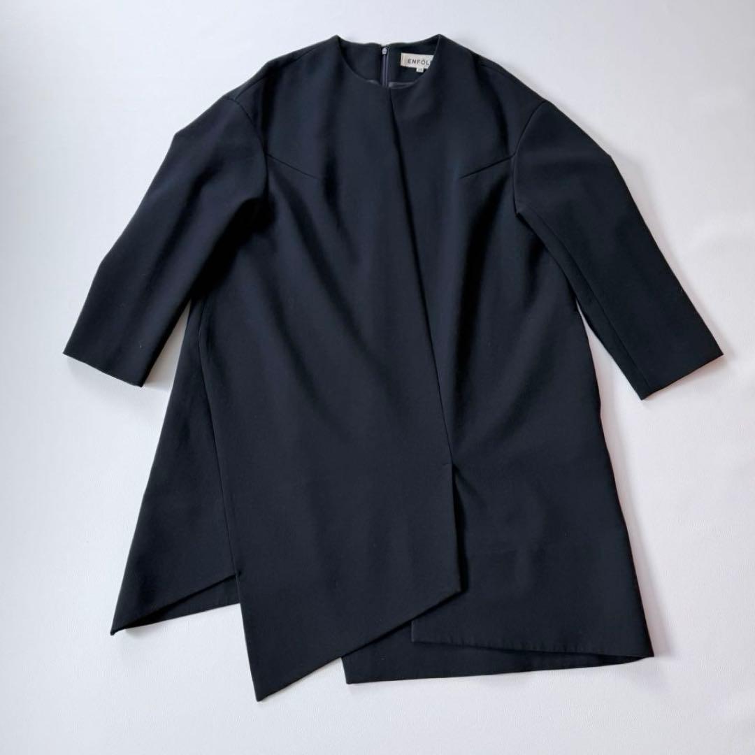 希少✨4.2万円✨エンフォルド　アシンメトリー　ロングワンピース　卒業式　入学式