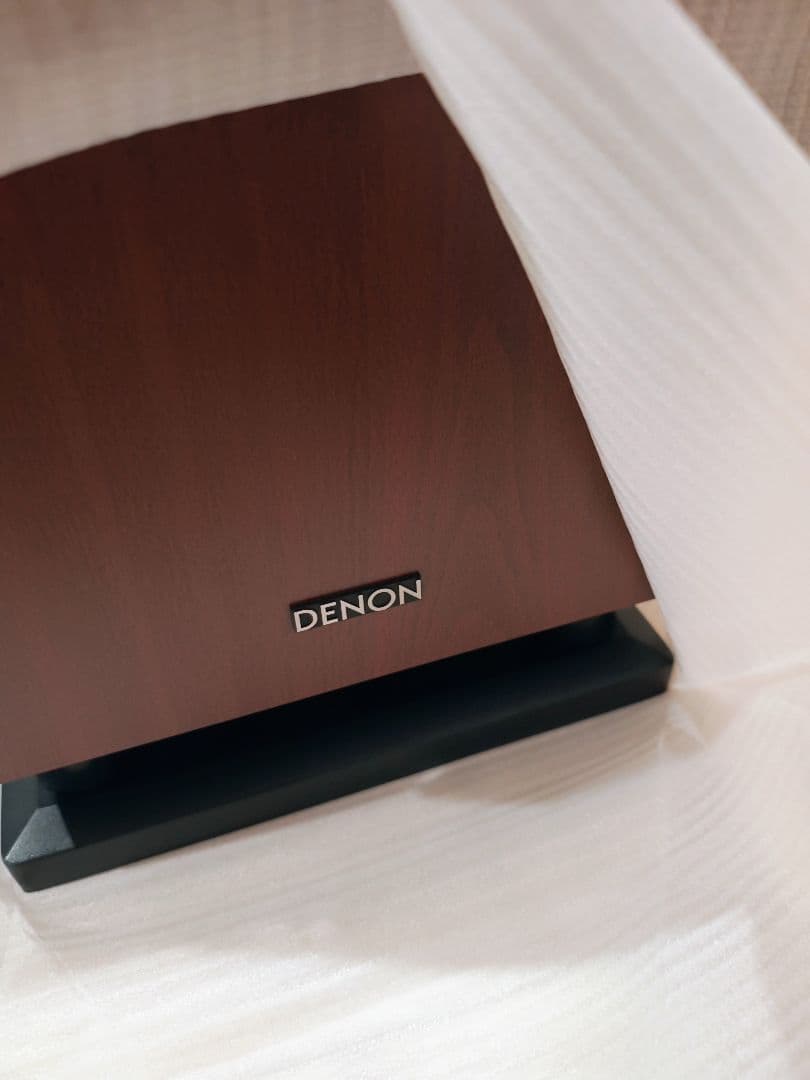 未使用品　DENON DSW-37 サブウーファー　デノン　木目