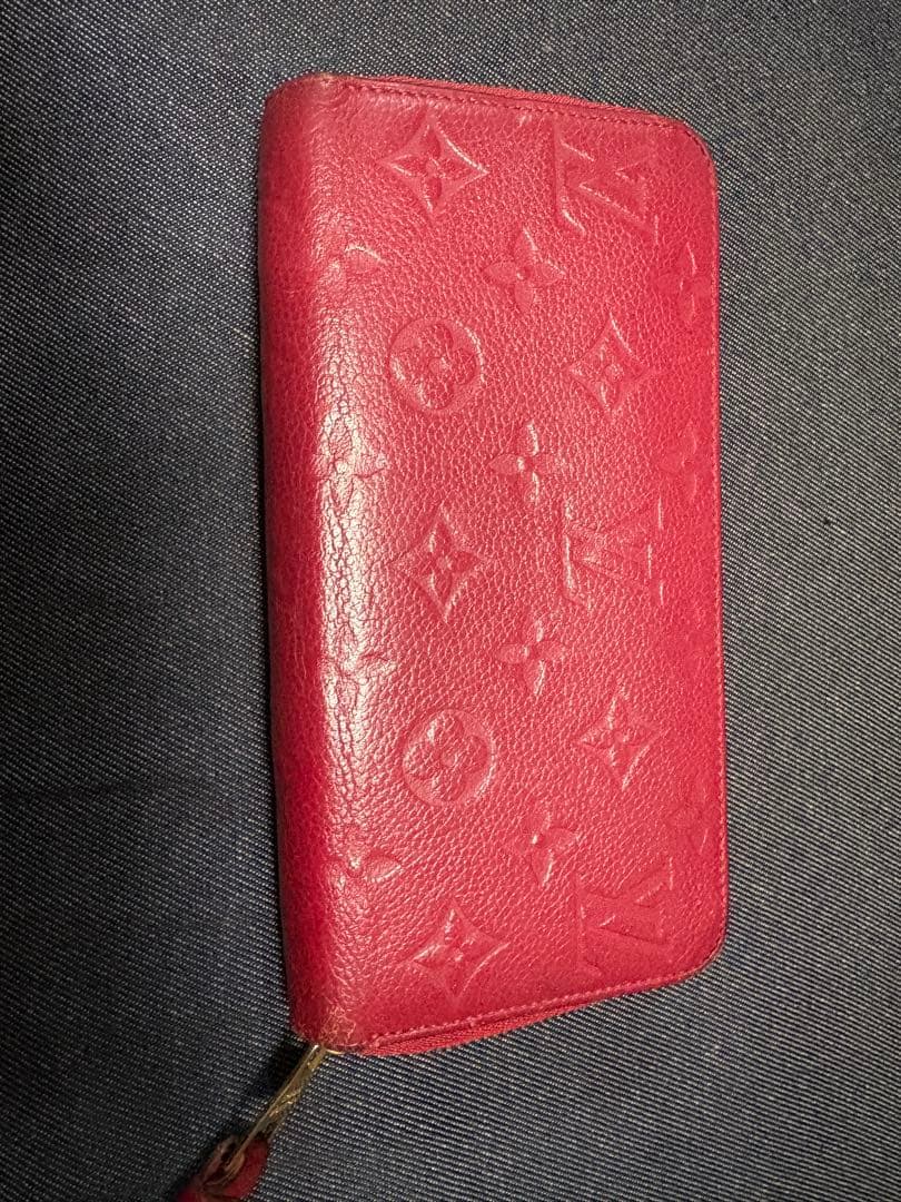 Louis Vuitton ピンクレザー 長財布