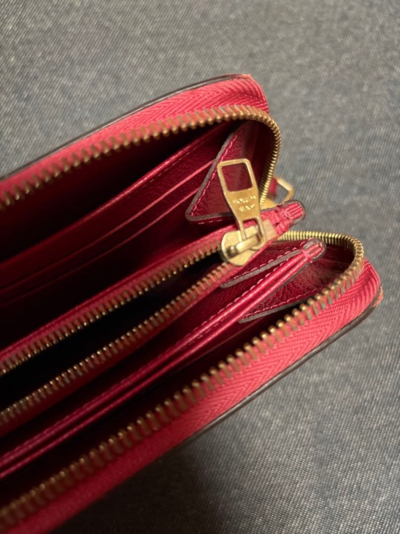 Louis Vuitton ピンクレザー 長財布