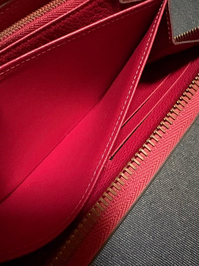 Louis Vuitton ピンクレザー 長財布