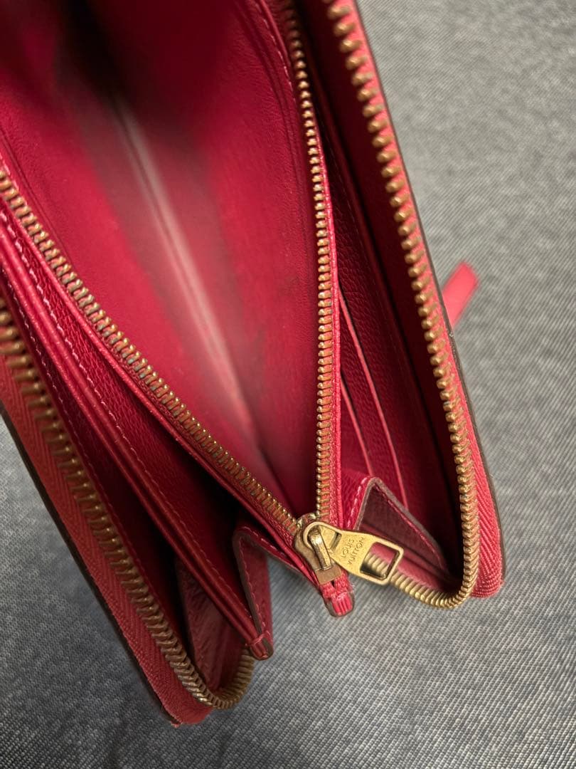 Louis Vuitton ピンクレザー 長財布
