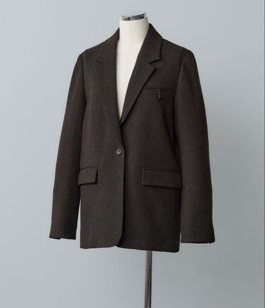 クルーレ crewre ソフトツイードオーバージャケット