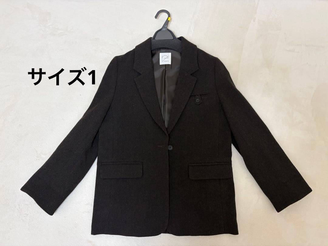 クルーレ crewre ソフトツイードオーバージャケット