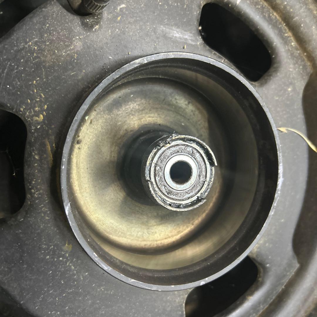 AF58 ズーマー　純正前後ホイールセット　流用やは補修ベースに