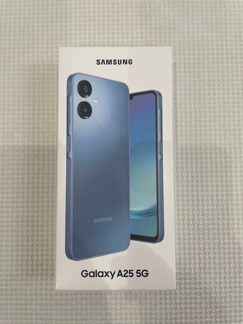 SAMSUNG Galaxy A25 5G 本体　未使用品　ブルー