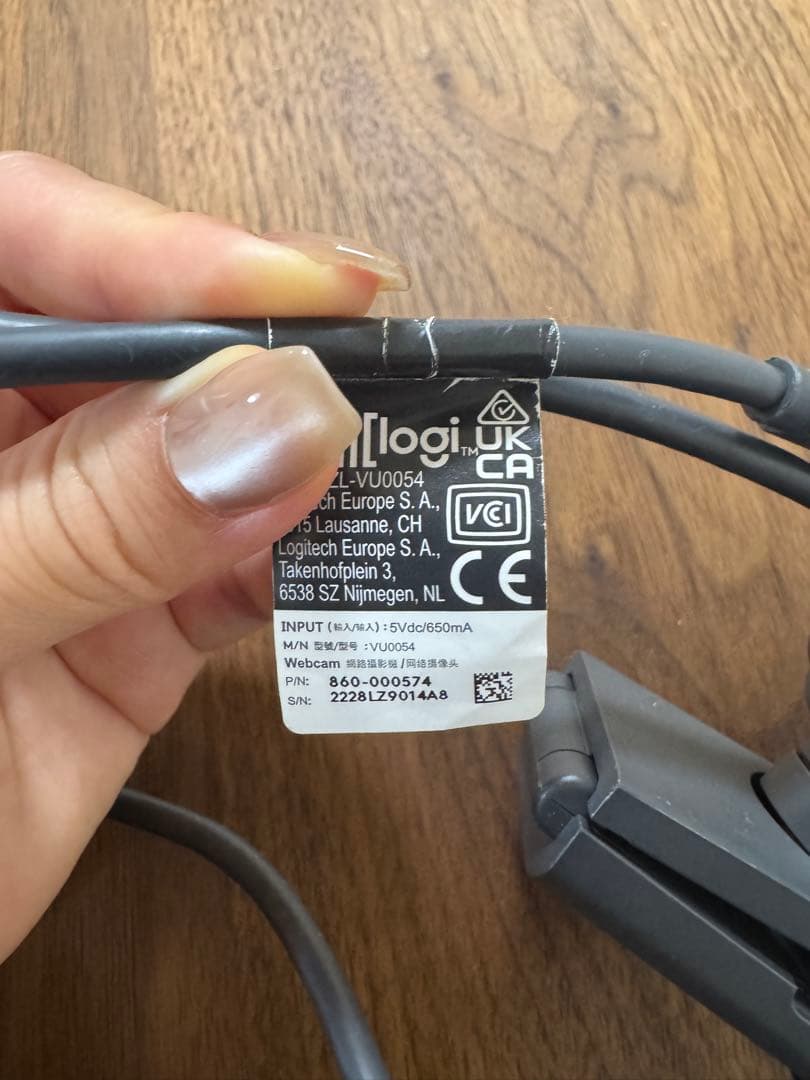 ロジクール　WEBカメラ　動作確認済み