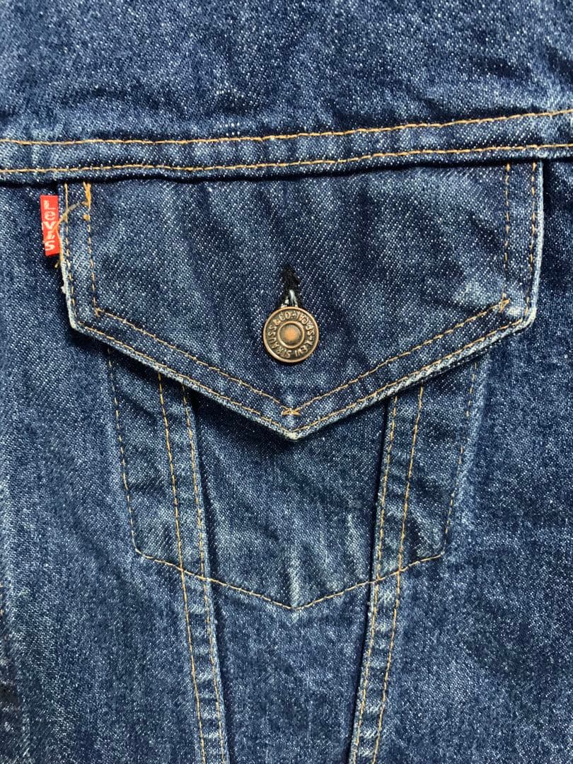【レア】70'sリーバイス 70505 0217 均等V 44サイズ 真紺