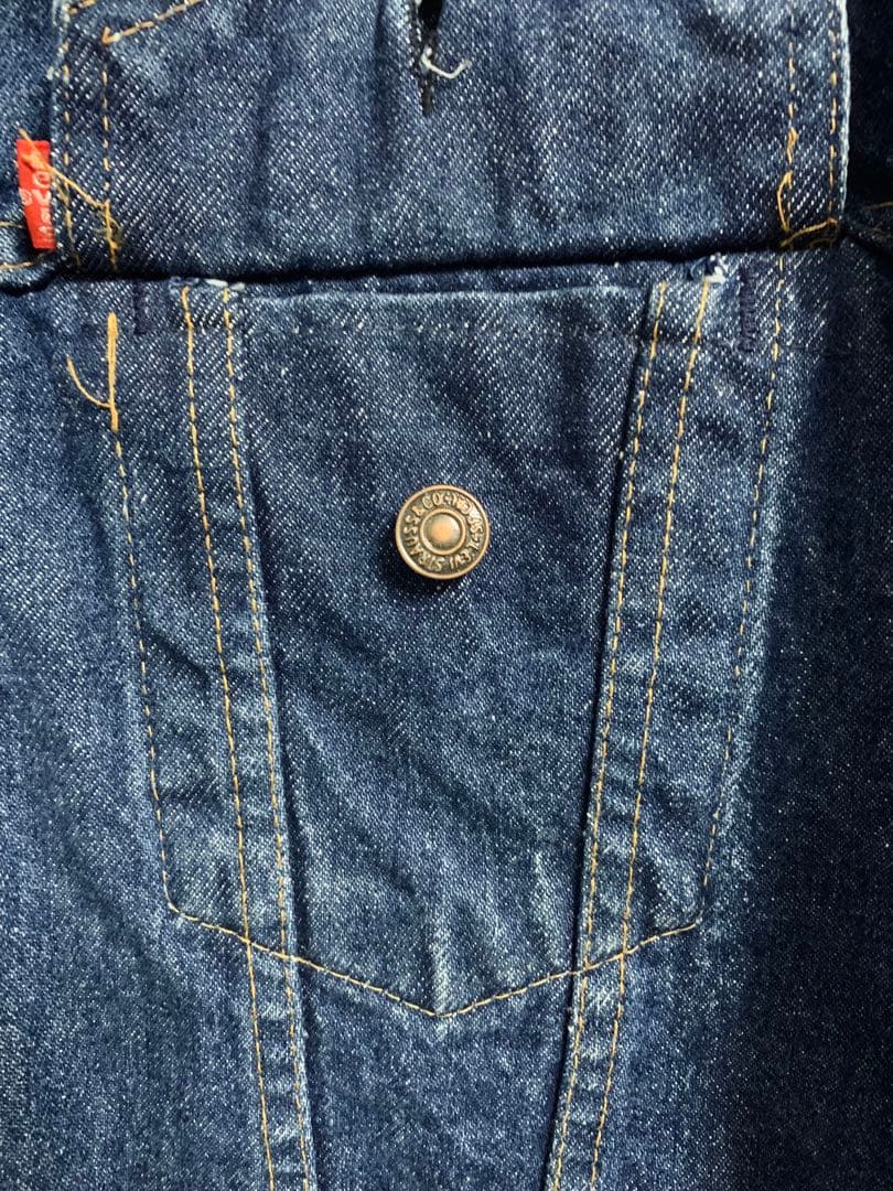 【レア】70'sリーバイス 70505 0217 均等V 44サイズ 真紺