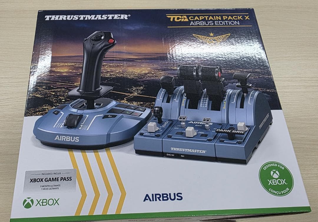 PC用ゲームコントローラー・コンバーター Thrustmaster TCA AirbusEdition + Rudder