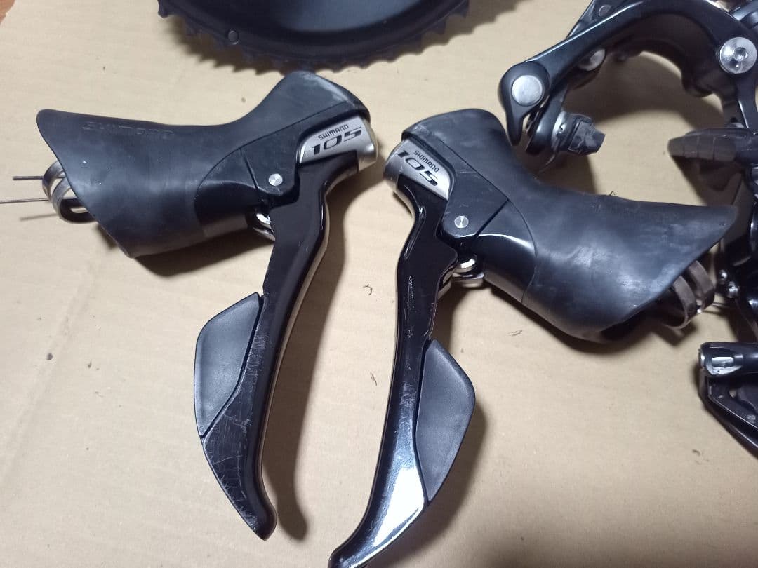 シマノ105 5800 11速　コンポセット　一部アルテ　予備ブラケットおまけ