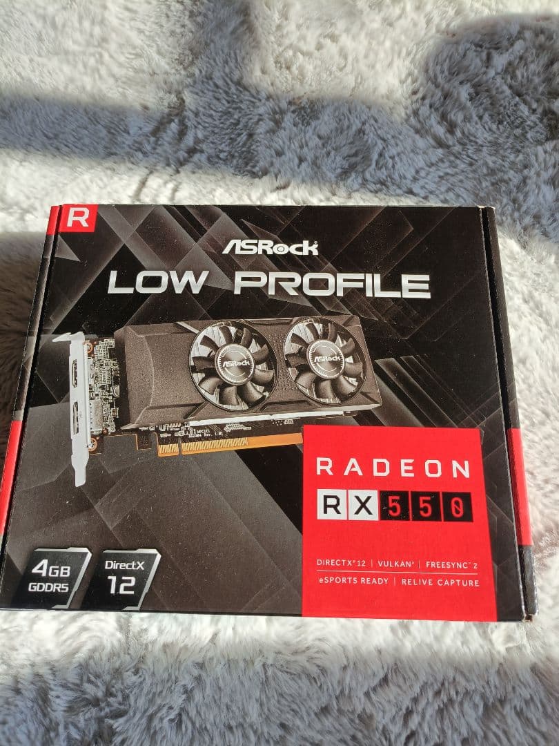 グラフィックボード・グラボ・ビデオカード ASRock Radeon RX 550 4GB Low Profile
