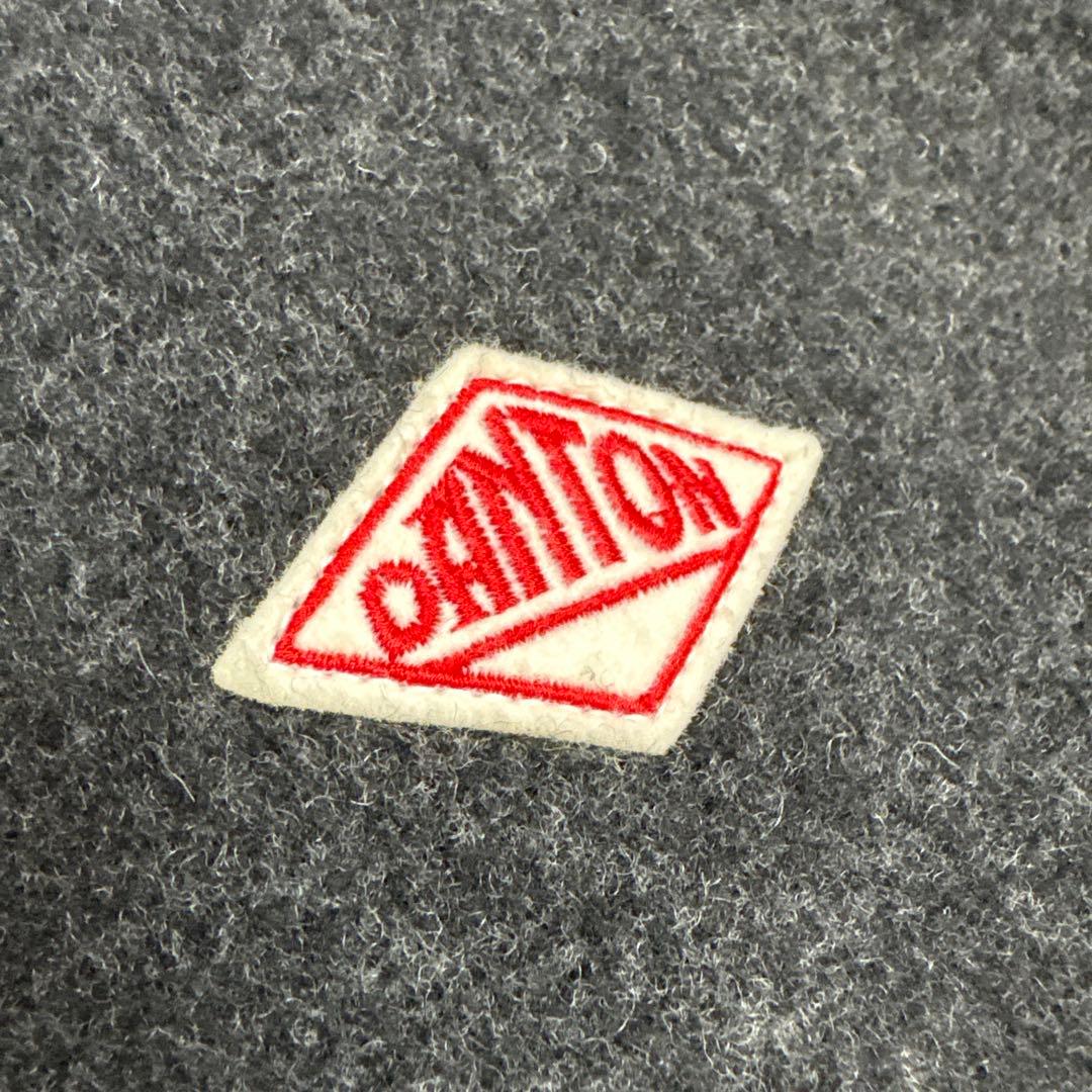 DANTON ダントン フード付き ロングコート ウール　44 大きいサイズ