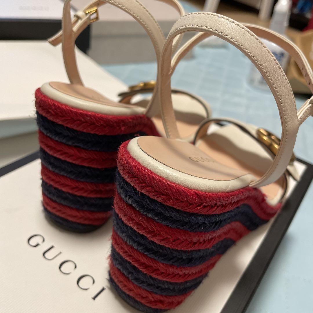 グッチ　靴　サンダル GG