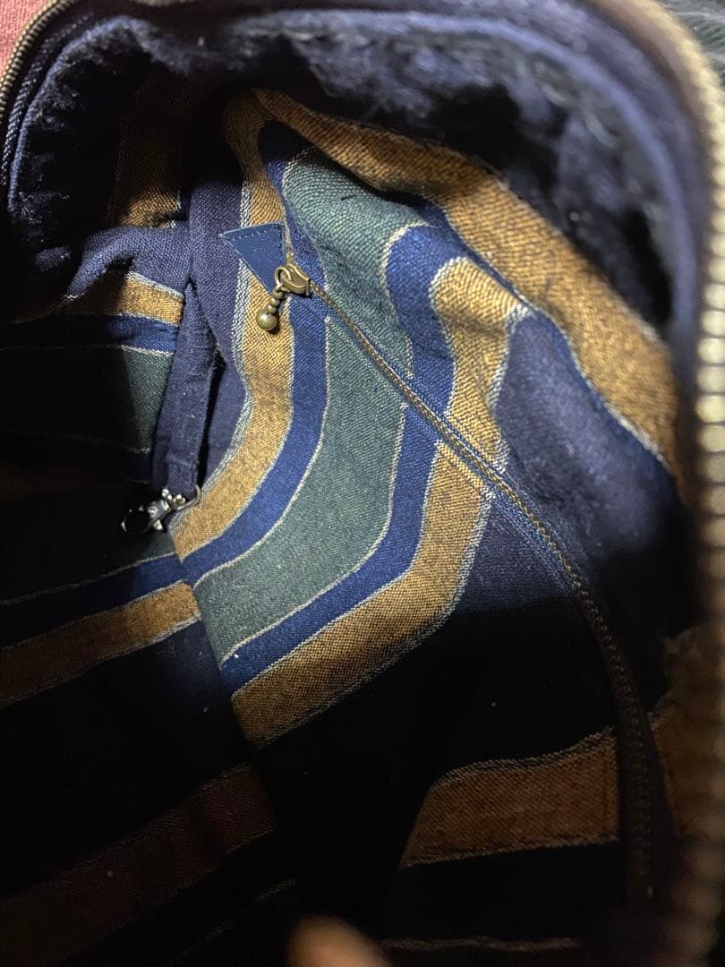 ◆手作り　庄内刺子のボストンバッグ　半纏　古布