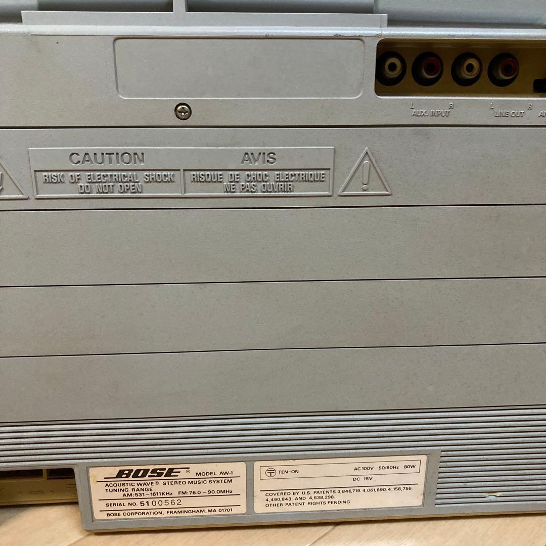 【レストア品】BOSE ボーズラジカセAW-1/専用ケース／バッグ付き
