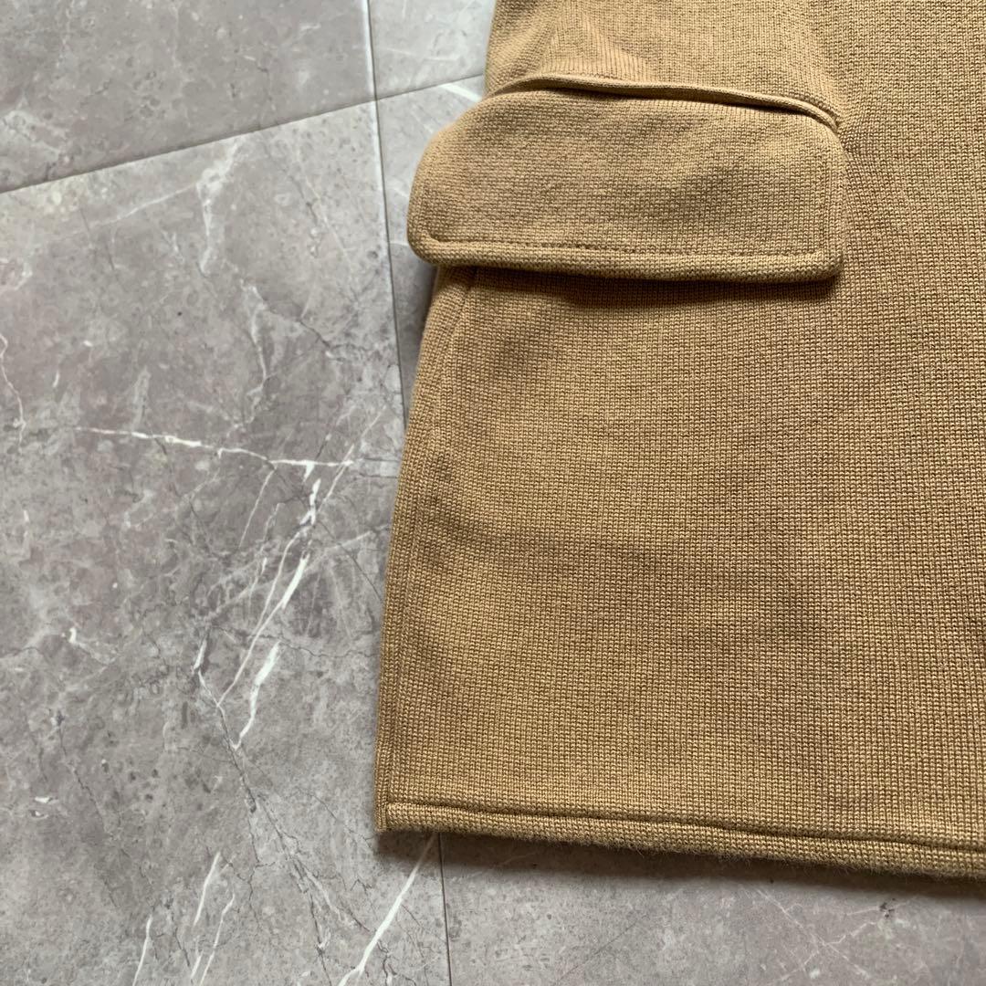 ローレンラルフローレン　レザートリムコットンブレンドブレザー　近年モデル　XS