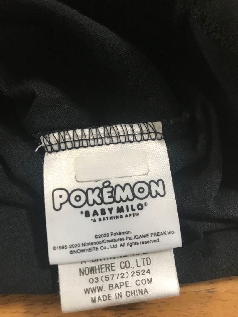希少品　BAPE KIDS ポケモン　Tシャツ　110cm