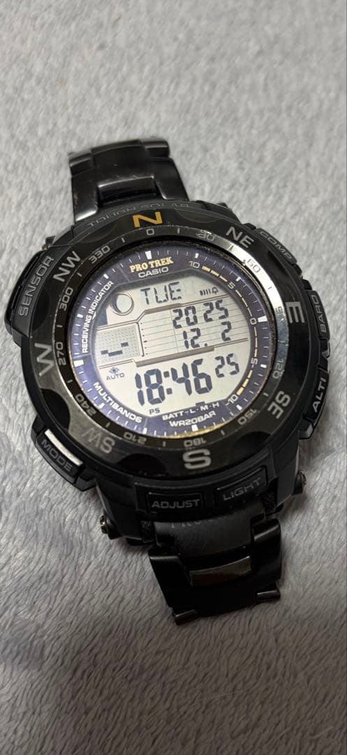 【美品】CASIO PROTREK PRW-2500YT 電波ソーラー