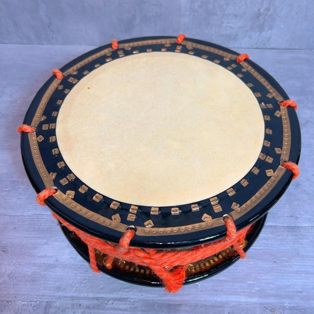 締太鼓 和太鼓 和楽器 締め太鼓 打楽器　台　打面35センチ