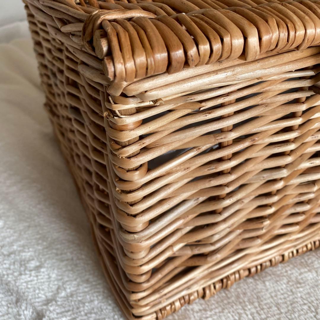 英国F&M Lサイズ・フォートナム&メイソン ハンパーバスケット