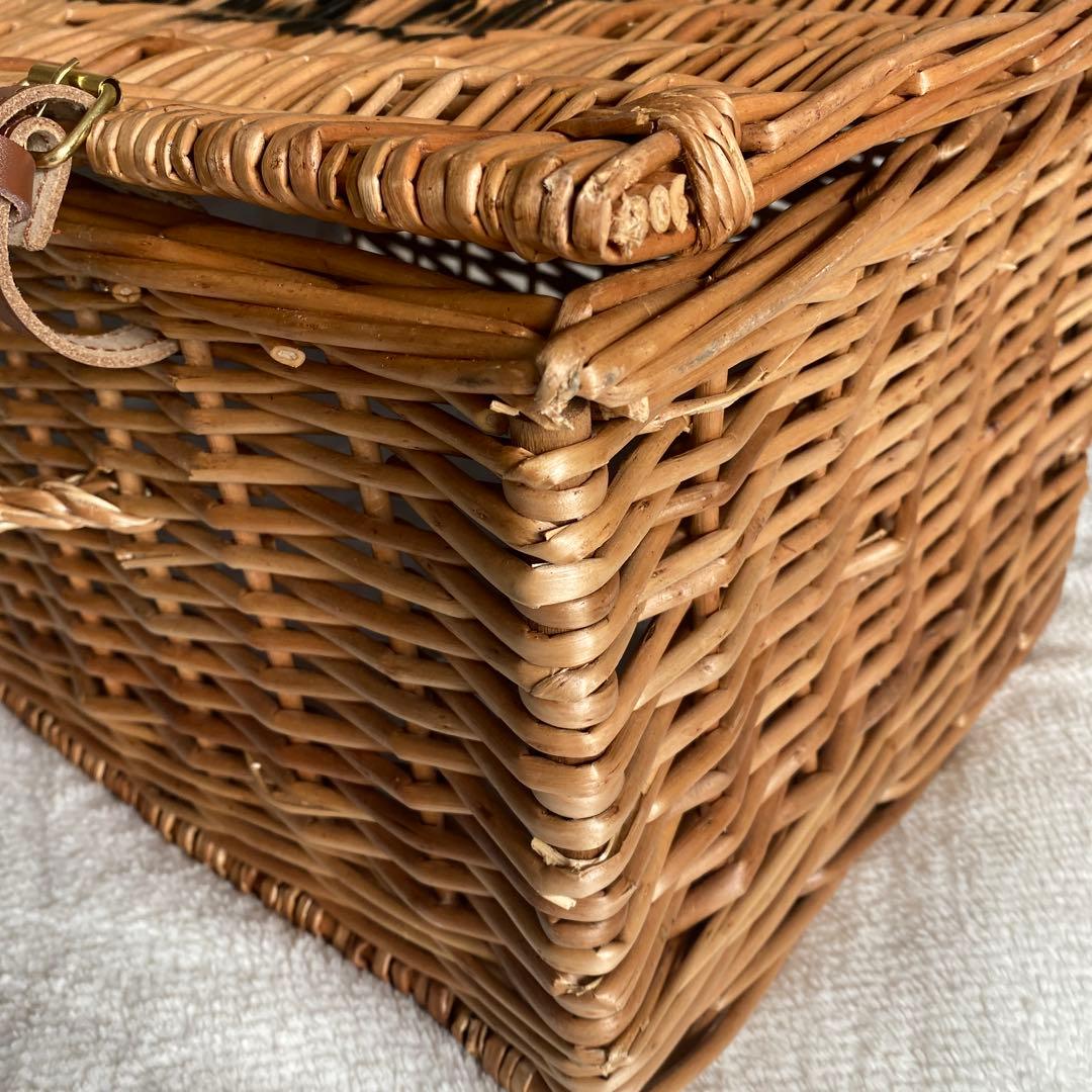 英国F&M Lサイズ・フォートナム&メイソン ハンパーバスケット