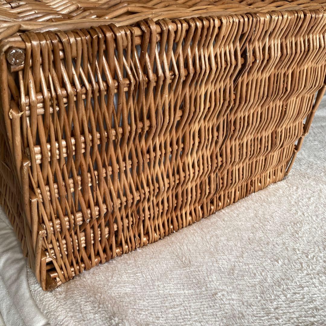 英国F&M Lサイズ・フォートナム&メイソン ハンパーバスケット