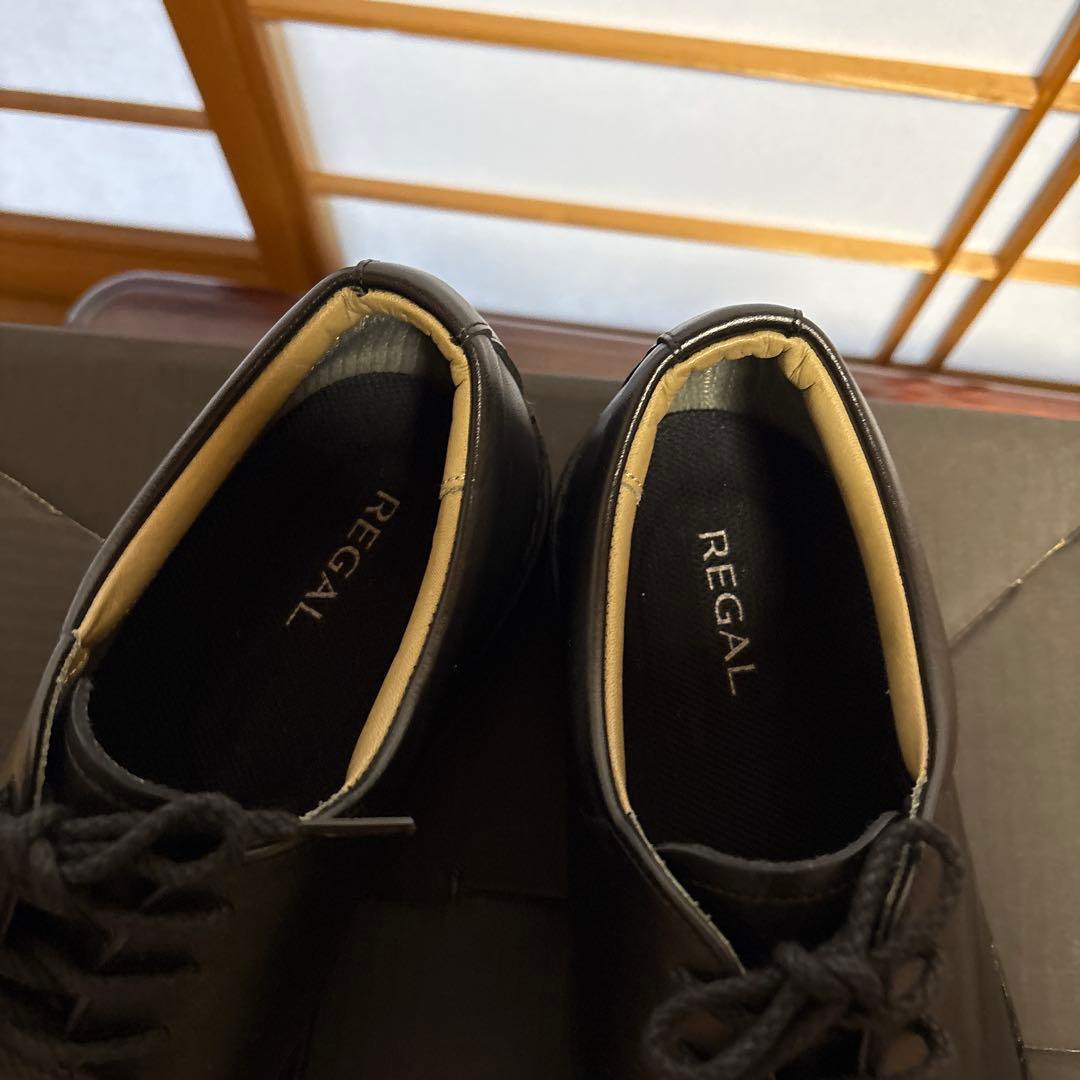 REGAL 26cm 美品　ゴアテックス　プレーントゥ　黒