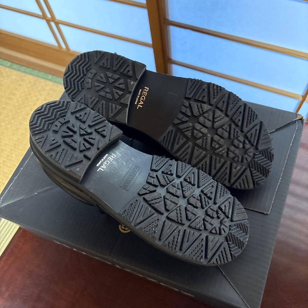 REGAL 26cm 美品　ゴアテックス　プレーントゥ　黒