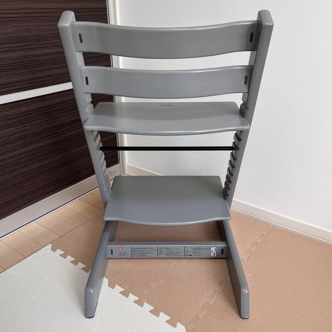 【新型】ストッケ トリップトラップ ストームグレー　No4