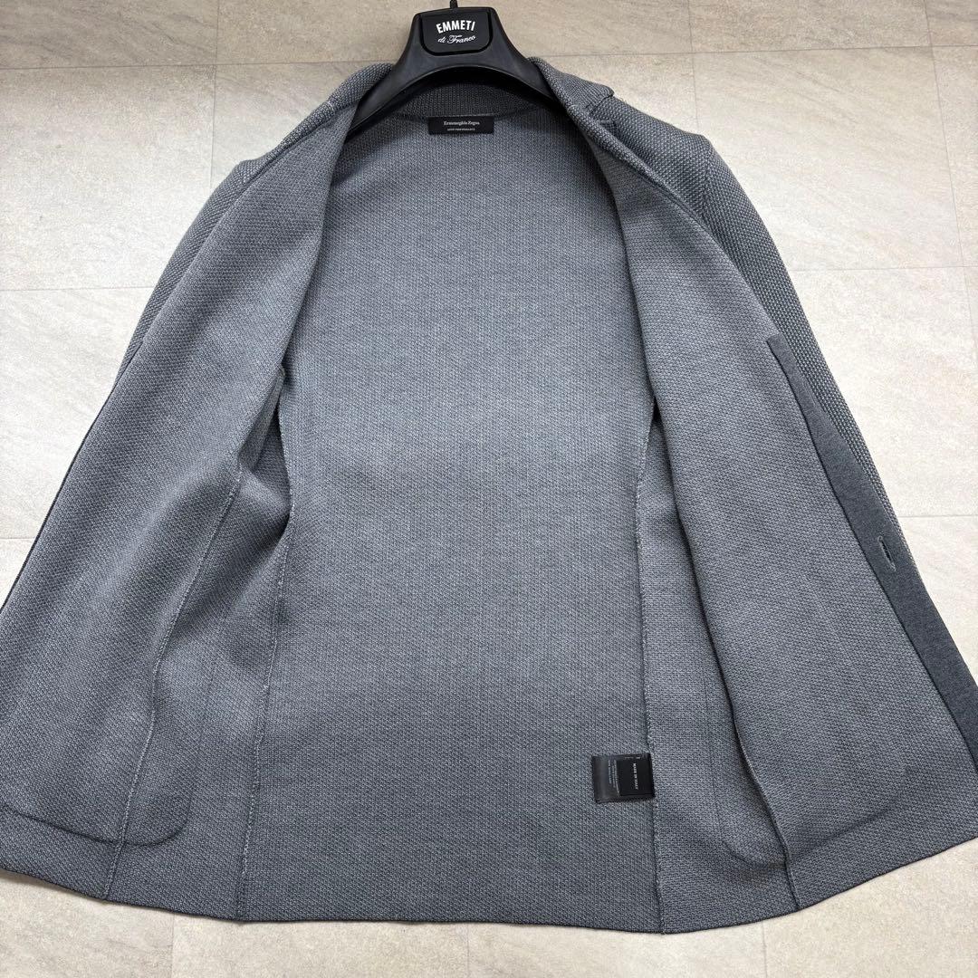 極美品 エルメネジルドゼニア Zegna ストレッチ テーラードジャケット