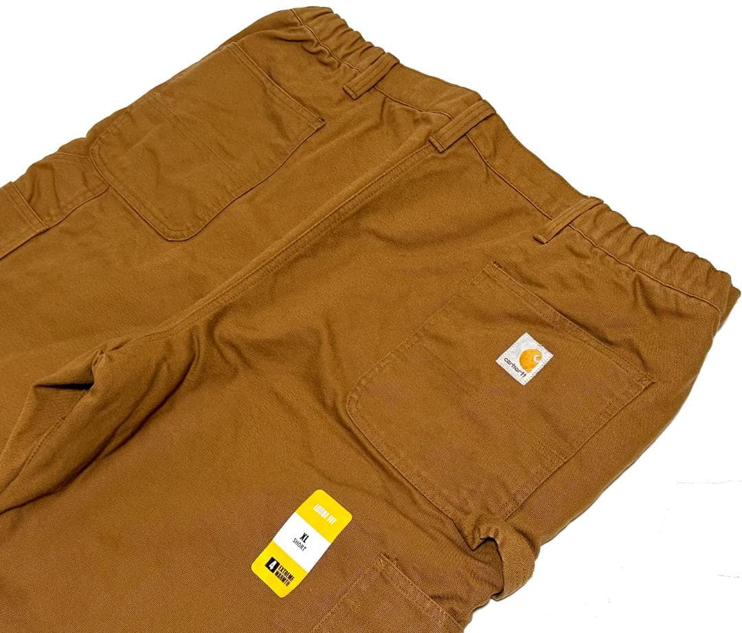 新品 カーハート ウォッシュダックインシュレーションパンツUS:XL/short