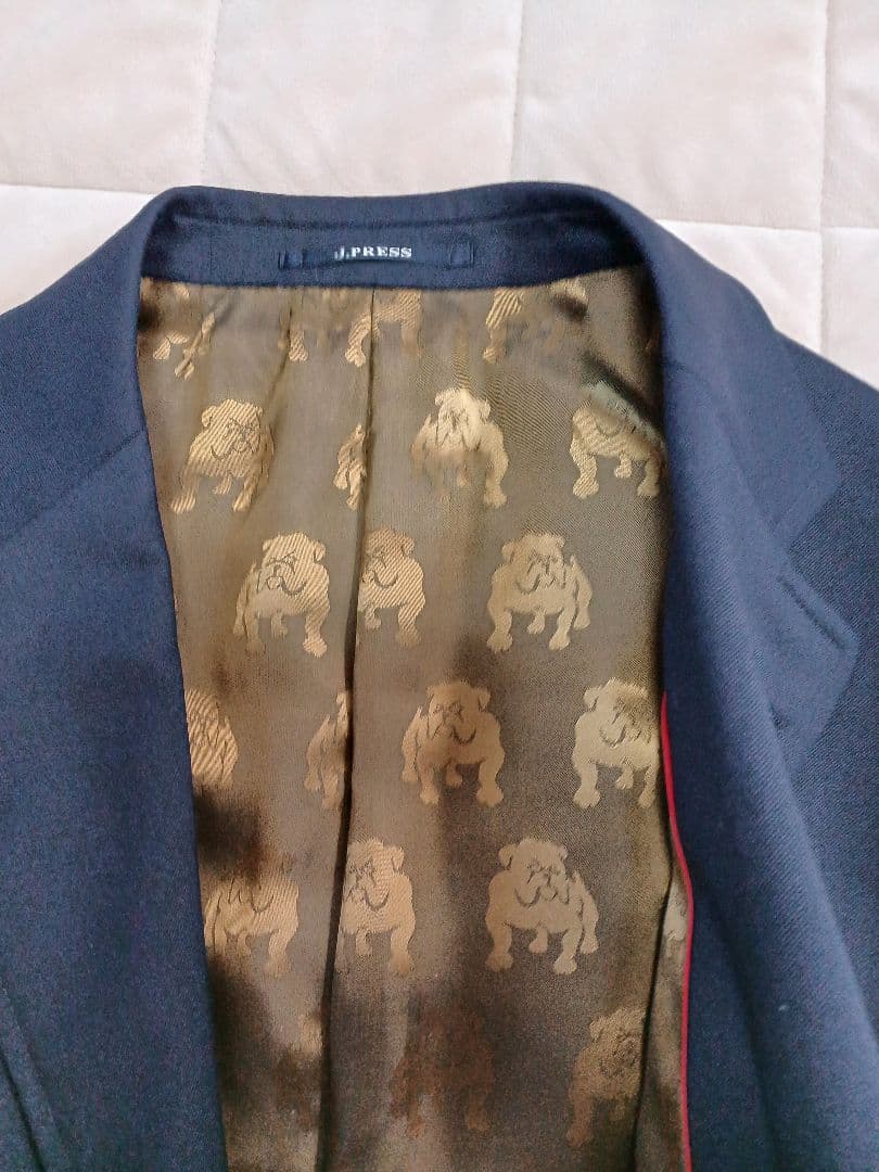 美品良品JpressネイビーAB５裏地カスタマイズお値下げ