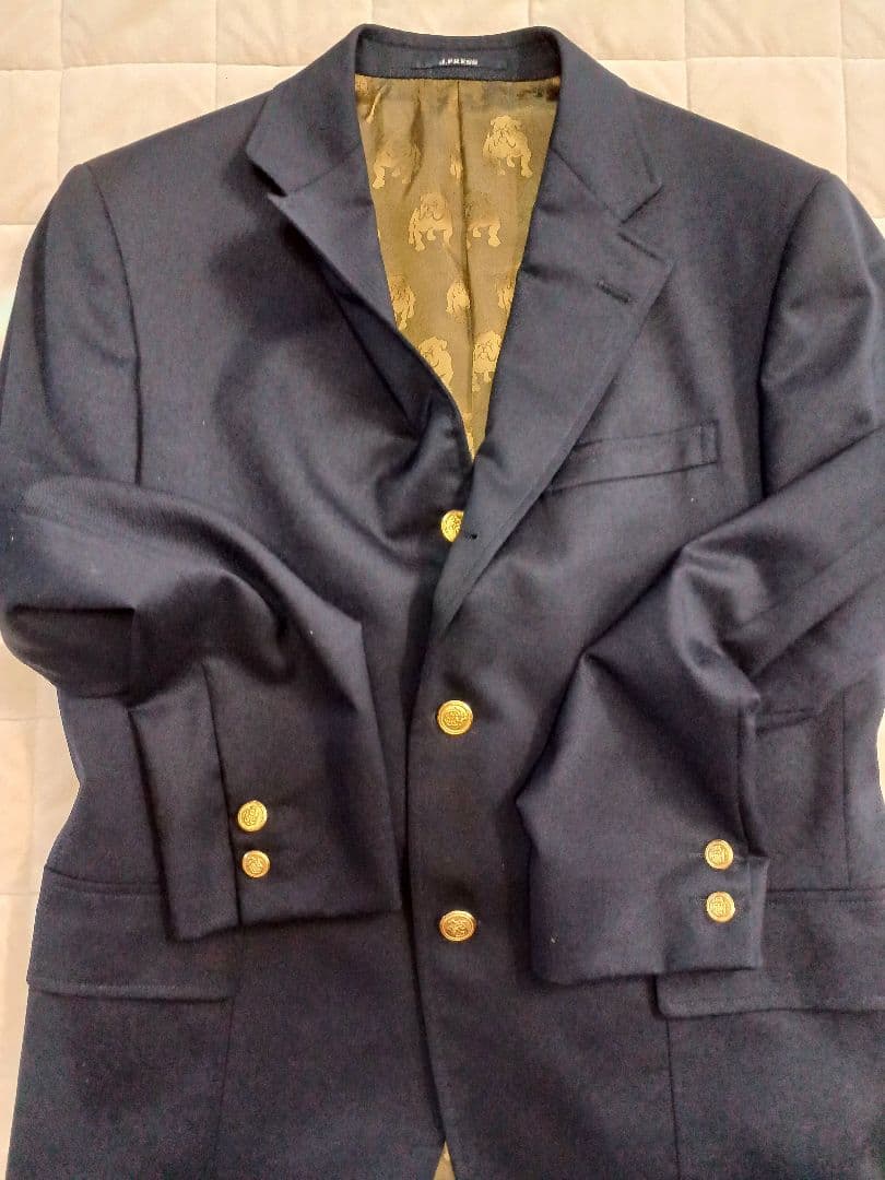 美品良品JpressネイビーAB５裏地カスタマイズお値下げ