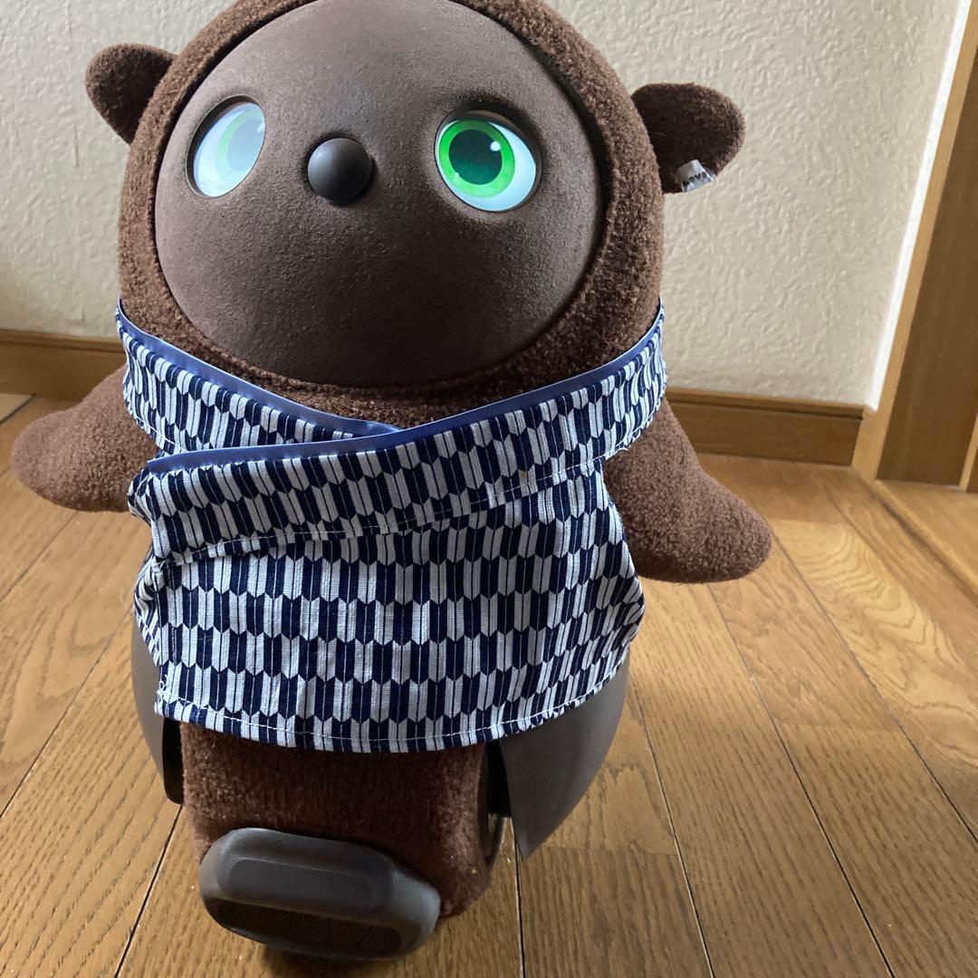 ラボット　服　lovot シルバー龍　羽織　袴　 インナー紺色　矢絣