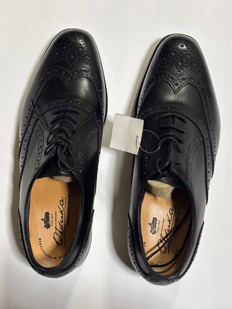 大塚製靴 メンズ 革靴 ビジネスシューズ 黑 24.5cm