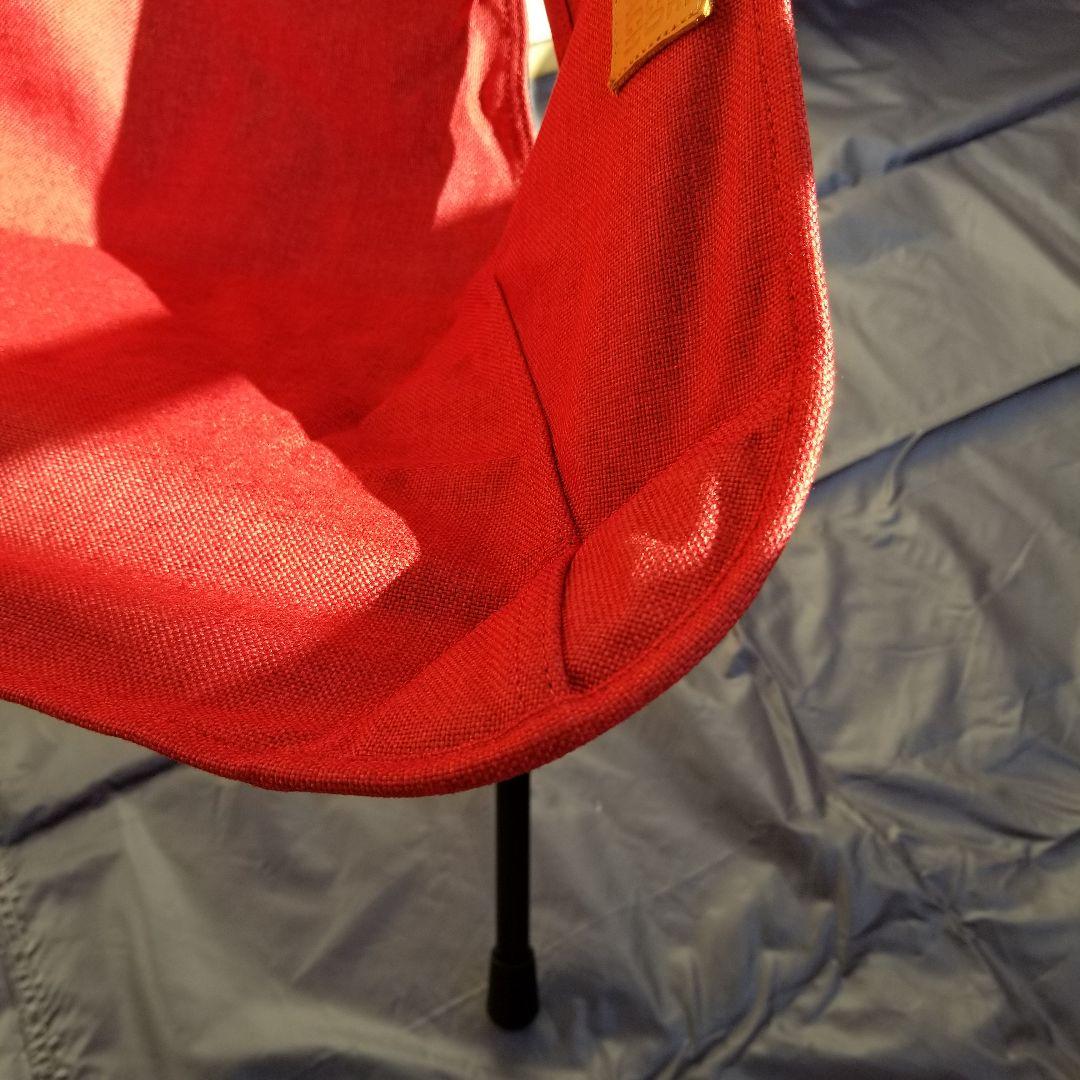 ヘリノックス　アウトドアチェア　レッド