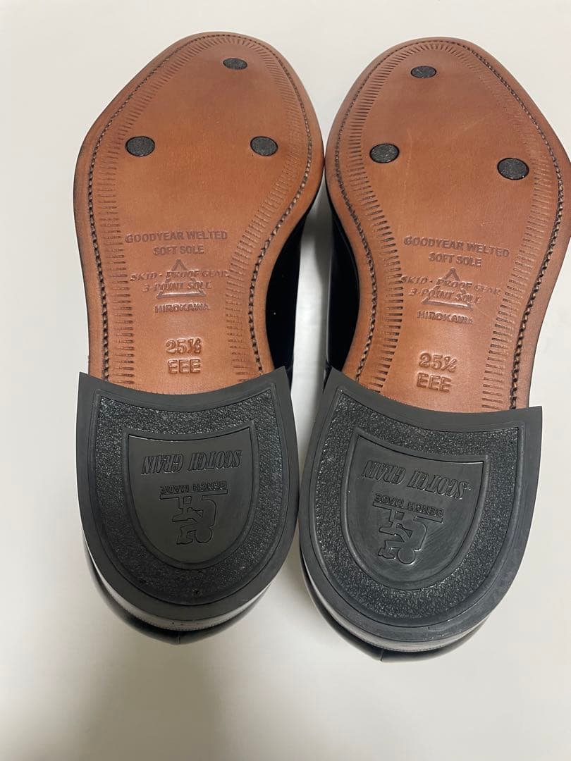 スコッチグレイン　Uチップ　未使用！シューキーパー付き！