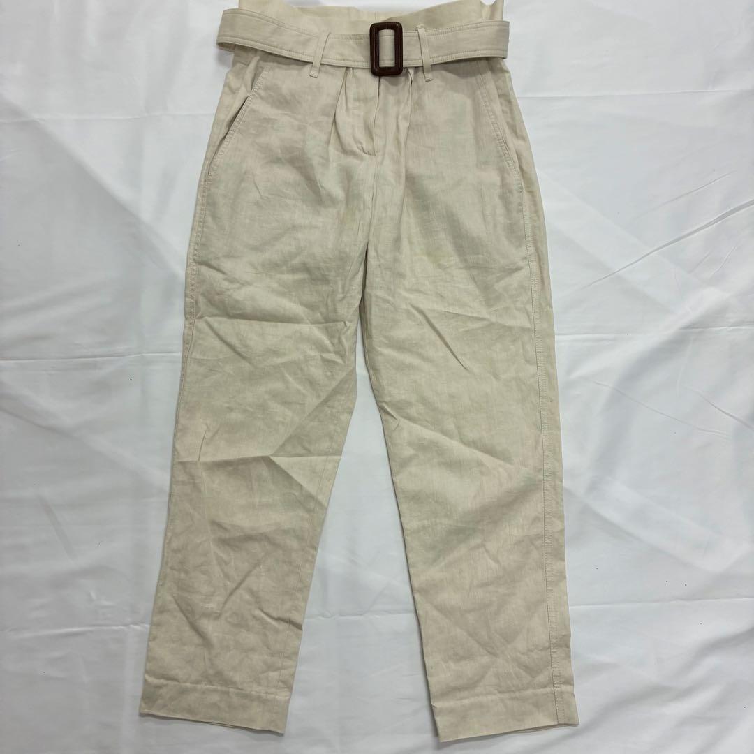 【現行】ブルネロクチネリ カーゴパンツ ワークパンツ リネン混 スラックス 38