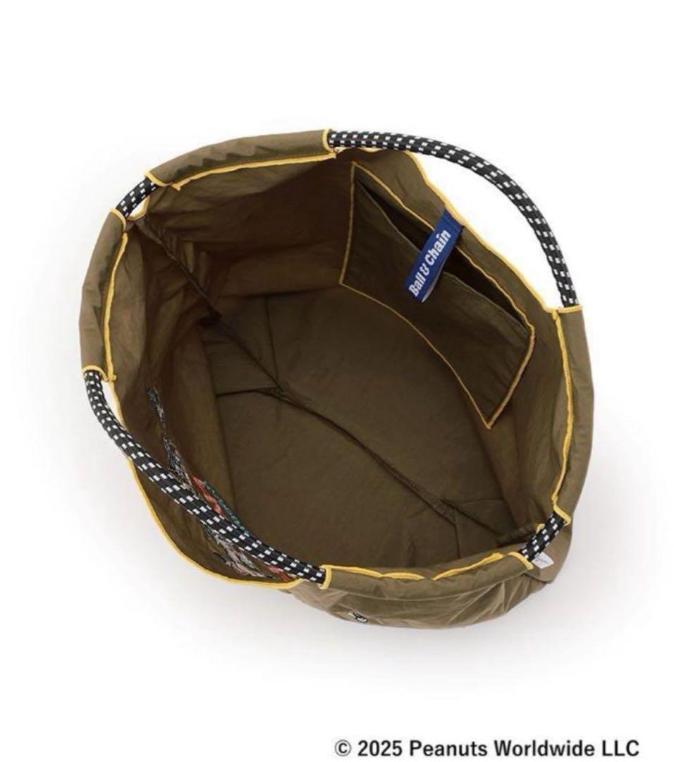 新品！阪急限定！ボールアンドチェーン　スヌーピー　カーキ