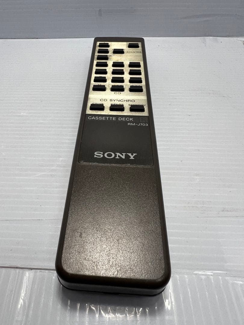 SONY ソニー 純正 カセットデッキ リモコン RM-J703