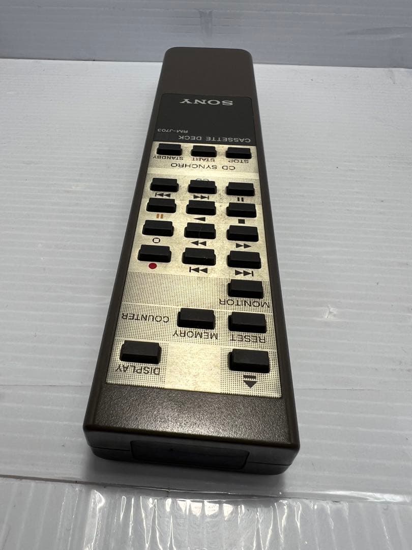 SONY ソニー 純正 カセットデッキ リモコン RM-J703