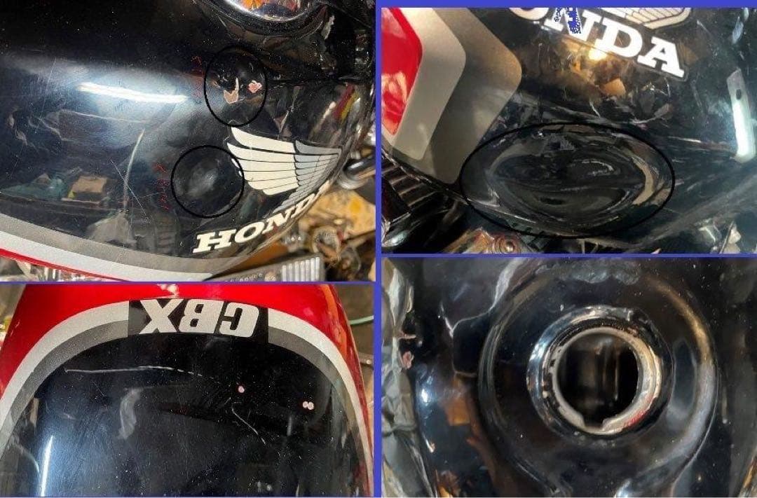 CBX400FF 黒赤2型カラー　外装SET