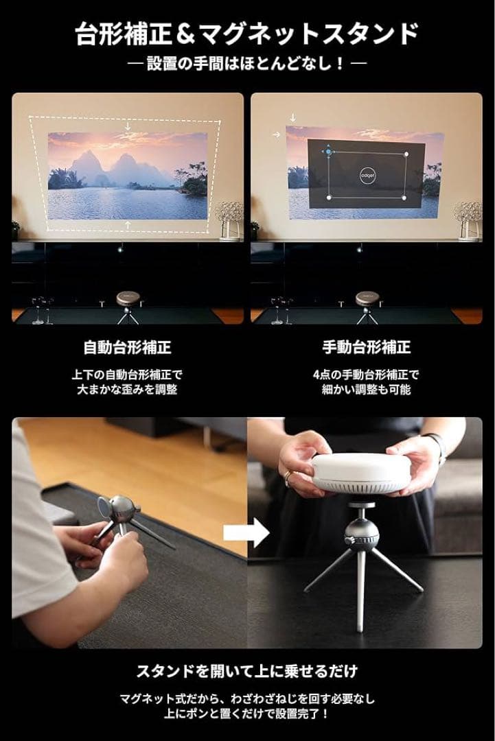 unaginonedokko アジェットポケットプロジェクター adget