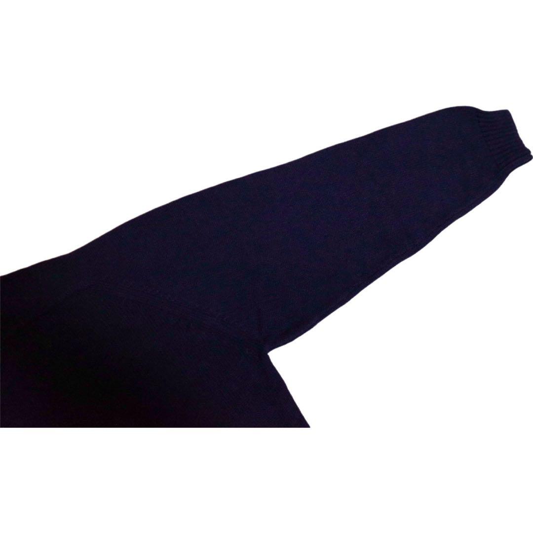 90s LAND'SEND ドリフターセーター　USA製 ネイビー