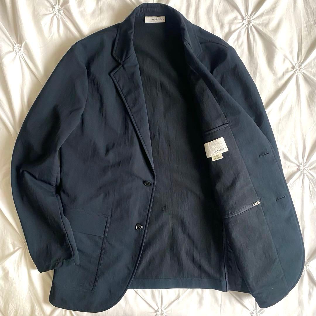美品✨ nanamica ネイビー テーラードジャケット ストレッチ