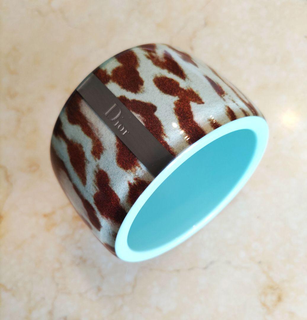 ディオール　DIOR◇ロゴ　バングル　豹　レオパード