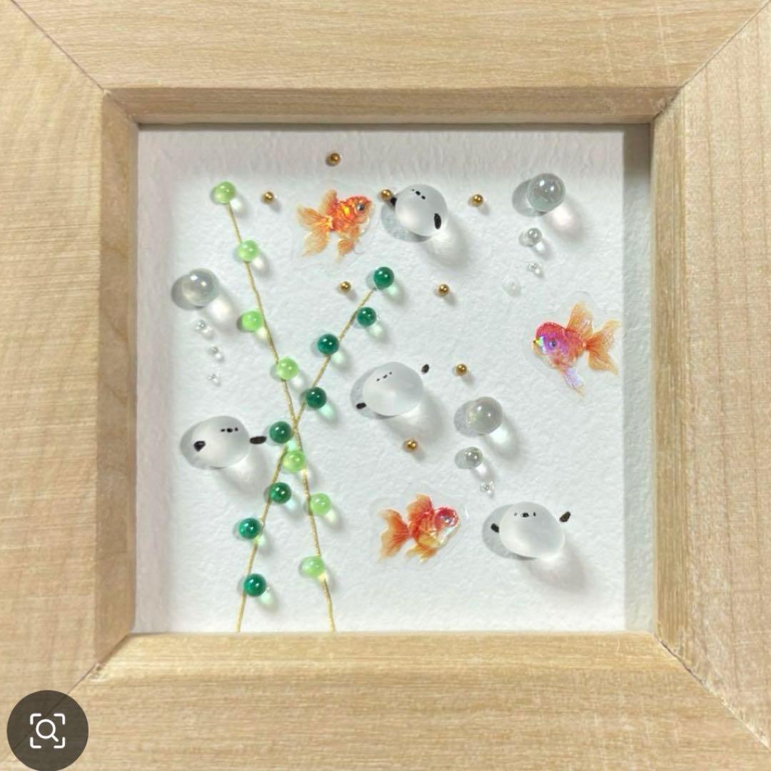 きい　。　シーグラスアート